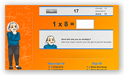 Math games. Gain speed and mental arithmetic